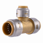 SHARKBITE/CASH ACME Push-Fit Reducing Pipe Tee, Lead Free, 3/4 x 3/4 x1/2 In. PLUMBING, HEATING & VENTILATION SHARKBITE/CASH ACME