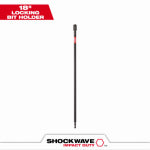 MILWAUKEE ELECTRIC TOOL CORP Shockwave Impact Locking Bit Holder, 18 In.