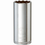 DEWALT DEWALT DWMT74535OSP Drive Socket, 1 in Socket, Deep Socket, 3-1/8 in OAL, 1/2 in Drive, 12-Point, Vanadium Steel TOOLS DEWALT