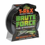 T-REX T-Rex Brute Force 242703 Duct Tape, 25 yd L, 1.88 in W, Black PAINT T-REX   