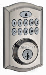 ASSA ABLOY AMERICAS RESIDENTIALINC. Smart Code Electronic Deadbolt, Satin Nickel, 16 Codes