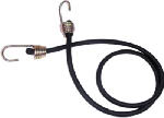 KEEPER Keeper 06185 Bungee Cord, 13/32 in Dia, 40 in L, Rubber, Black, Hook End AUTOMOTIVE KEEPER   