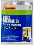 FROST KING Frost King SP55/6 Duct Wrap, 15 ft L, 12 in W, Fiberglass, Silver PLUMBING, HEATING & VENTILATION FROST KING