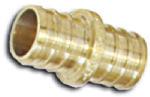 SHARKBITE/CASH ACME Insert Pipe Coupling, Lead Free, 1/2 In. Brass Barb PLUMBING, HEATING & VENTILATION SHARKBITE/CASH ACME