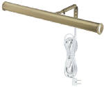 WESTINGHOUSE LIGHTING CORP Antique Brass Slimline Picture Light, 14 In. ELECTRICAL WESTINGHOUSE LIGHTING CORP