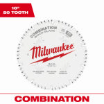 MILWAUKEE ELECTRIC TOOL CORP Combination Circular Saw Blade, 50 Teeth, 10 In. TOOLS MILWAUKEE ELECTRIC TOOL CORP