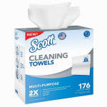 KIMBERLY-CLARK CORP Cleaning Towels, 176-Sheet Box CLEANING & JANITORIAL SUPPLIES KIMBERLY-CLARK CORP   