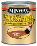 MINWAX Minwax 61330444 Waterbased Polyurethane Stain, Satin, Liquid, Olde Maple, 1 qt, Can PAINT MINWAX