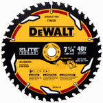 DEWALT ACCESSORIES Circular Saw Blade, 40-Tooth x 7-1/4 In. TOOLS DEWALT ACCESSORIES