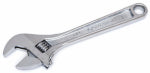 CRESCENT Crescent AC24VS Adjustable Wrench, 4 in OAL, 1/2 in Jaw, Steel, Chrome TOOLS CRESCENT   