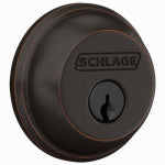 SCHLAGE LOCK Schlage B60NG716 Deadbolt, 1 Grade, Keyed Key, Metal, Aged Bronze, 2-3/8, 2-3/4 in Backset, C Keyway HARDWARE & FARM SUPPLIES SCHLAGE LOCK