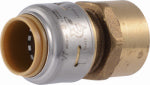 SHARKBITE/CASH ACME Pipe Connector, 1/2 FNPT x 1/2 In., 4-Pk.