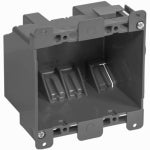 GB Gardner Bender BOX-RD25 Switch/Outlet Box, Standard Outlet, 2-Gang, 6-Knockout, PVC, Gray, In-Wall Mounting ELECTRICAL GB