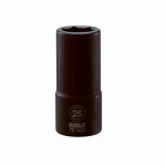 STANLEY CONSUMER TOOLS Metric Deep Impact Socket, 6-Point, 3/4-In. Drive, 25mm TOOLS STANLEY CONSUMER TOOLS