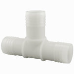 PLUMBEEZE Pipe Fitting, Nylon Insert Tee, 1-1/4 In.