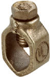 HALEX/SCOTT FETZER High Strength Ground Rod Clamp, Bronze, 0.625-In.