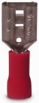 ECM INDUSTRIES LLC Female Disconnect, Vinyl Insulated Barrel, 22-18 AWG, 21-Pk. ELECTRICAL ECM INDUSTRIES LLC