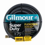 GILMOUR MFG Gilmour Mfg 874751-1001 Garden Hose, 75 ft L, Brass, Gray LAWN & GARDEN GILMOUR MFG