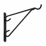 ASSA ABLOY AMERICAS RESIDENTIALI NC Hanging Plant Bracket, Black, 100-Lb. Load, 12 In. LAWN & GARDEN ASSA ABLOY AMERICAS RESIDENTIALI NC