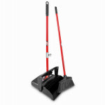 THE LIBMAN COMPANY Libman 919 Lobby Broom and Dust Pan, 10 in Sweep Face, 4-1/2 in L Trim, PET Bristle, 40-1/2 in L, Steel CLEANING & JANITORIAL SUPPLIES THE LIBMAN COMPANY