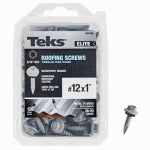 TEKS Teks Elite Series 21450 Roofing Screw, 1 in L, Coarse Thread, Washer Head, Hex Drive, Sharp Point, Steel, Zinc-Plated HARDWARE & FARM SUPPLIES TEKS