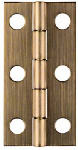 ASSA ABLOY AMERICAS RESIDENTIALI NC Narrow Hinge, Brass, 2 x 1 In., 2-Pk.