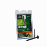 SPAX 1/4" x 3" Exterior Washer Head Structural Wood Lag Screws  Powerlags Torx T-Star (12 EA)