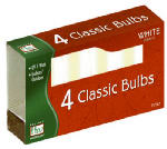 VAST LIGHTING CORP. Christmas Lights Replacement Bulb, C9, White Ceramic, 4-Pk. HOLIDAY & PARTY SUPPLIES VAST LIGHTING CORP.