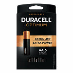 DURACELL Duracell 32566 Optimum Battery, 1.5 V Battery, AA Battery, Alkaline ELECTRICAL DURACELL   