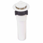 US HARDWARE US Hardware P-1358C Drain Assembly, Plastic, White AUTOMOTIVE US HARDWARE