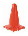 SAFETY WORKS MSA 10073410 Safety Cone, 12 in H Cone, Orange Cone AUTOMOTIVE SAFETY WORKS   