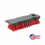 THE LIBMAN COMPANY Libman 510 Scrub Brush, 1-1/4 in L Trim, Pet, Red, 7 in W Brush, 7-1/2 in OAL CLEANING & JANITORIAL SUPPLIES THE LIBMAN COMPANY
