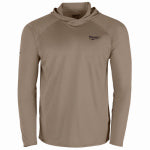 MILWAUKEE ELECTRIC TOOL CORP Workskin Hooded Sun Shirt, Long Sleeves, Sandstone, XL