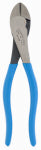 CHANNELLOCK Channellock 338 Diagonal Cutting Plier, 8 in OAL, Blue Handle, Ergonomic Handle, 1.18 in W Jaw, 0.79 in L Jaw TOOLS CHANNELLOCK