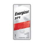 ENERGIZER BATTERY Energizer 371BPZ Coin Cell Battery, 1.5 V Battery, 34 mAh, Silver Oxide ELECTRICAL ENERGIZER BATTERY