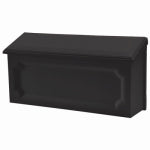 SOLAR GROUP Gibraltar Mailboxes Windsor Series WMH00B04 Mailbox, 288.6 cu-in, Polypropylene, Black, 15-1/2 in W, 4.7 in D, 7.9 in H HARDWARE & FARM SUPPLIES SOLAR GROUP