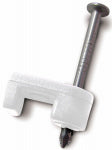 ECM INDUSTRIES LLC Low-Voltage Cable Staple, White, 3/16-In., 100-Pk. ELECTRICAL ECM INDUSTRIES LLC