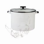 CINSA USA 21 QT 2-in-1 Canning and Stock Pot White HOUSEWARES CINSA USA