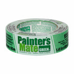 PAINTER'S MATE Painter's Mate 667017 Painter's Tape, 60 yd L, 1.41 in W, Rubber Backing, Green PAINT PAINTER'S MATE