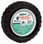 ARNOLD Arnold 490-320-0001 Tread Wheel, Specifications: 1-3/8 in L Hub, Steel OUTDOOR LIVING & POWER EQUIPMENT ARNOLD
