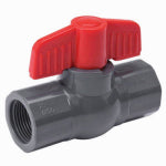 B & K INDUSTRIES B & K 107-104 Ball Valve, Gray, 3/4 in Connection, FPT x FPT, 150 psi Pressure, PVC Body PLUMBING, HEATING & VENTILATION B & K INDUSTRIES
