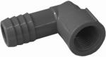 BOSHART INDUSTRIES Boshart UPVCFRE-0705 Combination and Reducing Pipe Elbow, 3/4 x 1/2 in, Insert x FPT, 90 deg Angle, PVC, Black PLUMBING, HEATING & VENTILATION BOSHART INDUSTRIES