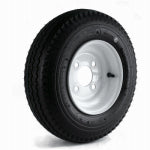 MARTIN WHEEL CO., INC., THE Loadstar Trailer Tire & 4-Hole Wheel (4/4), 480/400-8 LRB