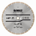 DEWALT ACCESSORIES HP Diamond Circular Saw Blade, 14 In. TOOLS DEWALT ACCESSORIES