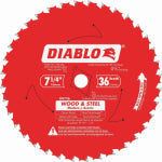 DIABLO Diablo D0736GPX Circular Saw Blade, 7-1/4 in Dia, 5/8 in Arbor, 36-Teeth, Carbide Cutting Edge TOOLS DIABLO   