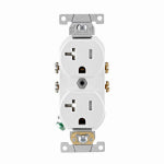 LEVITON MFG CO WH 20ATAMPR DPLX OUTLET ELECTRICAL LEVITON MFG CO