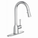 MOEN INC/FAUCETS Adler Single Handle, High Arc Kitchen Faucet, Pull-Down Spray, Chrome PLUMBING, HEATING & VENTILATION MOEN INC/FAUCETS   