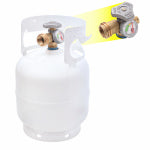 FLAMEKING CYLINDERS 5 Lb. LP Tank Cylinder, OPD Valve & Gas Gauge, Steel OUTDOOR LIVING & POWER EQUIPMENT FLAMEKING CYLINDERS