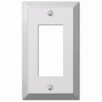 AMERTAC-WESTEK Century Wall Plate, Polished Chrome, Steel, 1 Rocker ELECTRICAL AMERTAC-WESTEK