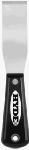 HYDE Hyde Black & Silver Series 2200 Putty Knife, 1-5/16 in W Blade, HCS Blade, Nylon Handle PAINT HYDE